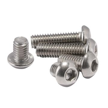 奧峰 ISO7380內六角盤頭螺釘,M5-0.8X8,不銹鋼304,強度A2-70